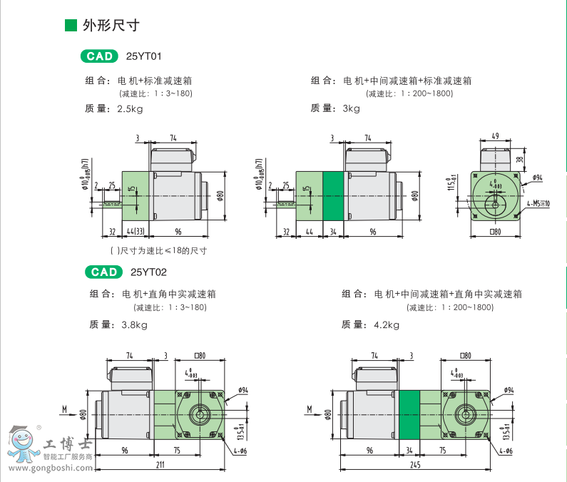 25W調速電機2