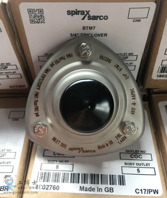 斯派莎克 spiraxsarco排空氣閥 |BTM7 不銹鋼材質(zhì)潔凈型熱靜力式蒸汽疏水閥
